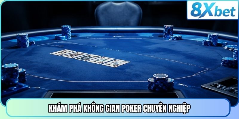 Khám phá không gian Poker chuyên nghiệp